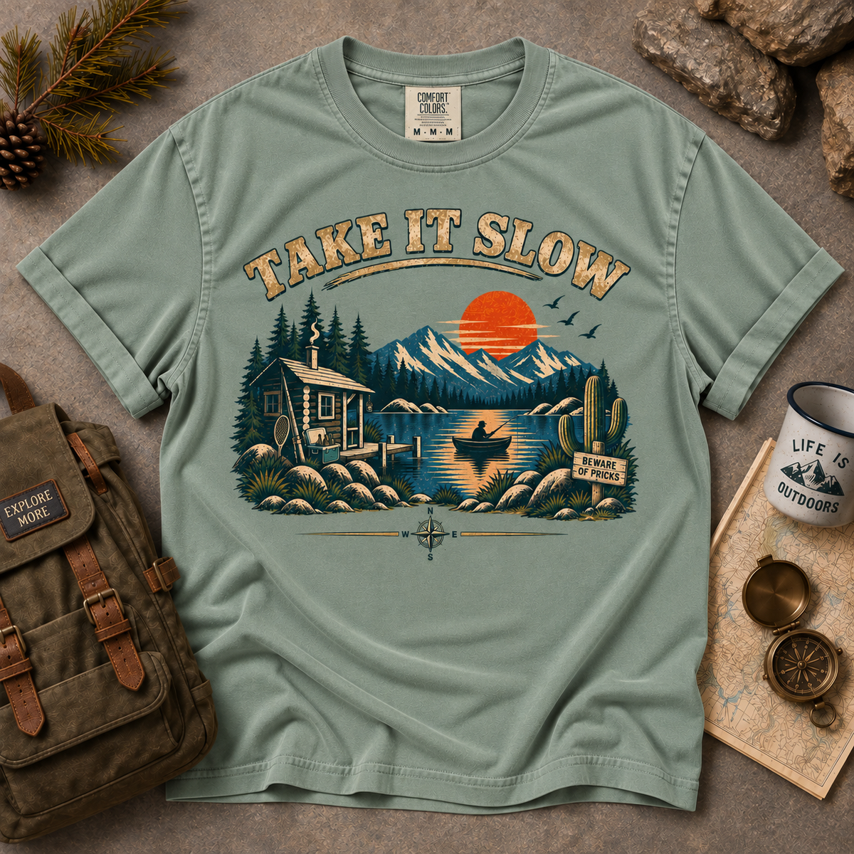 Take It Slow Fishing T-Shirt